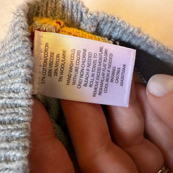 Multicoloured striped 1901 crewneck XS - Picture 7 of 8